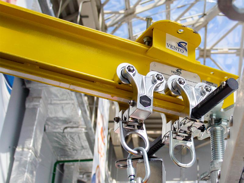 Монтаж стационарных анкерных линий