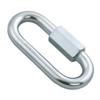 Карабин-рапид "LINK 10 ZN" стальной овальный, оцинкованный
