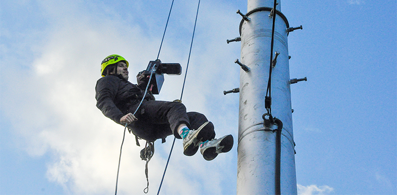 Аккумуляторная лебедка для работ на высоте и спасательных работ RONIN