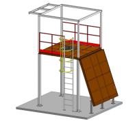 Учебно-тренировочный полигон «Верхолаз-9.1» (2.5×4.2×5.1м)