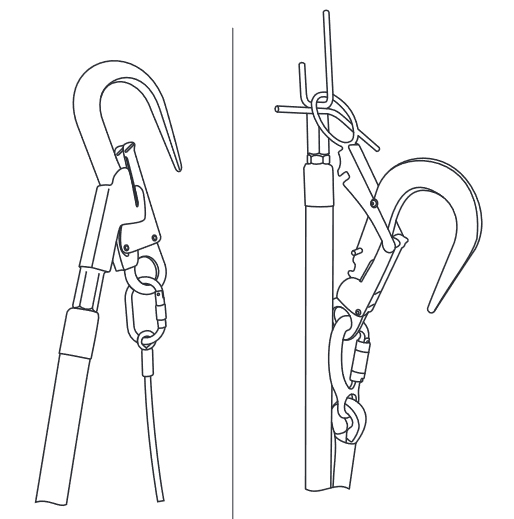 Примеры применения телескопической штанги Венто Мачта 10