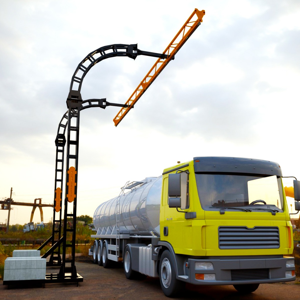 Противовесная опорная конструкция