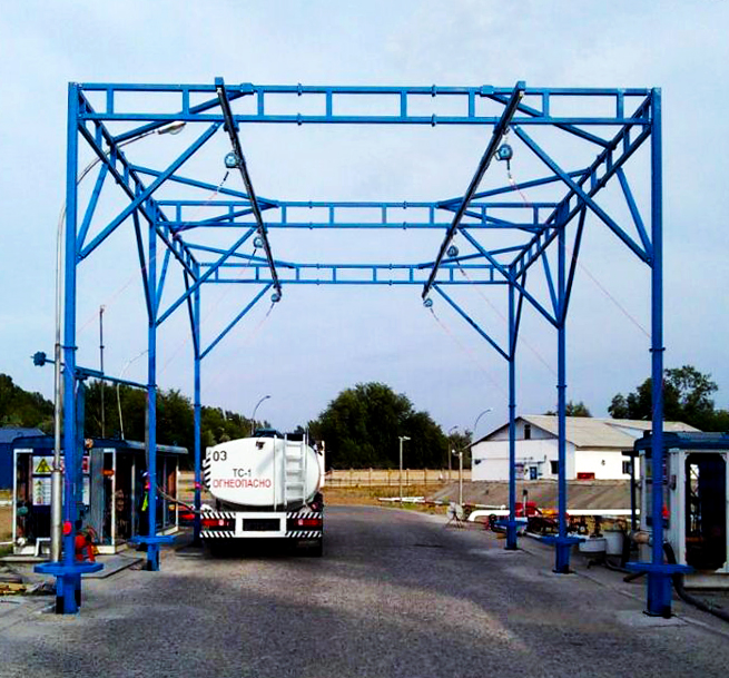 Пространственная опорная конструкция