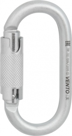 Карабин стальной Венто Овал с автоматической муфтой: купить в интернет-магазине